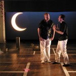 100 Aspects of the Moon pictured: Joanna P. Adler, Chris Wells, Gibson Frazier; photo by Carl Skutsch