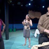 Civilization (All You Can Eat) pictured: Melle Powers, Elizabeth Rich, Jeff Biehl; photo by Heather Phelps-Lipton