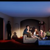(L to R) Bruce McKenzie, Sarah Steele, Brendan George, Talene Monahon, Jennifer Van Dyck and Ethan Dubin